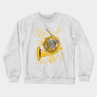 French Horn Teacher Hornist Brass Musician Crewneck Sweatshirt